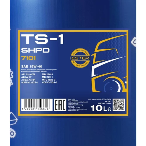 Motorový olej SCT - MANNOL MN7101-10 (SCT Mannol) - obr. 1