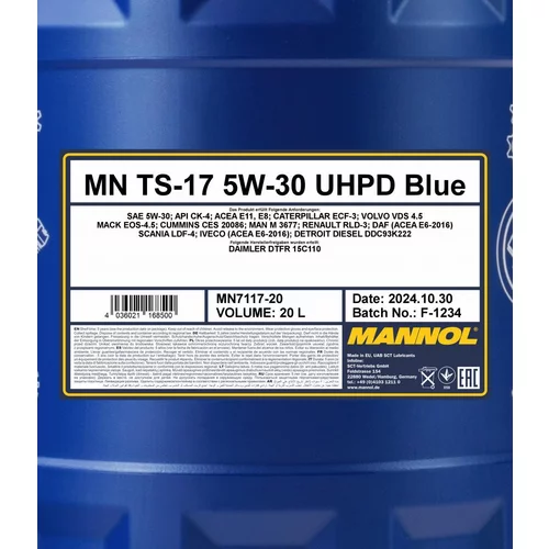 Motorový olej SCT - MANNOL MN7117-20 (SCT Mannol) - obr. 1