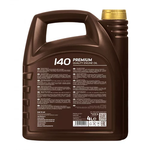Motorový olej SCT - MANNOL PM0140-4 (SCT Mannol) - obr. 1