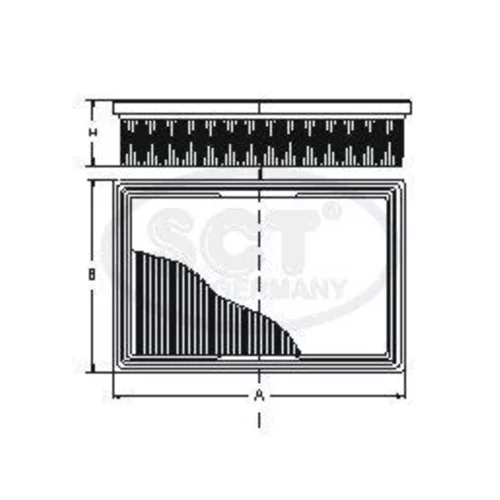 Vzduchový filter SCT - MANNOL SB 2252 (SCT Mannol) - obr. 2