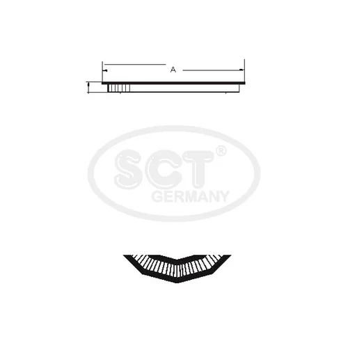 Vzduchový filter SCT - MANNOL SB 231