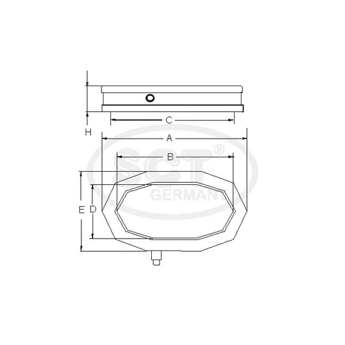 Vzduchový filter SCT - MANNOL SB 579