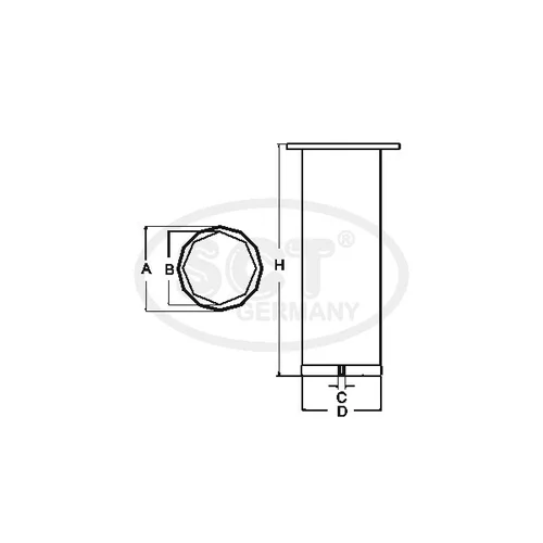 Filter sekundárneho vzduchu SCT - MANNOL SW 3873