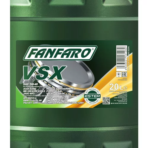 Motorový olej SCT - MANNOL FF6702-20 (SCT Mannol) - obr. 1