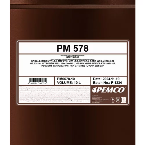 Olej do prevodovky SCT - MANNOL PM0578-10 (SCT Mannol) - obr. 1