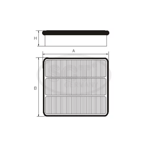 Vzduchový filter SCT - MANNOL SB 931 (SCT Mannol) - obr. 1