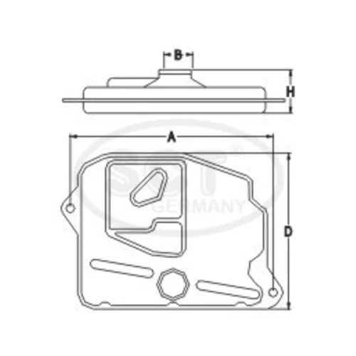 Sada hydraulického filtra automatickej prevodovky SCT - MANNOL SG 1709