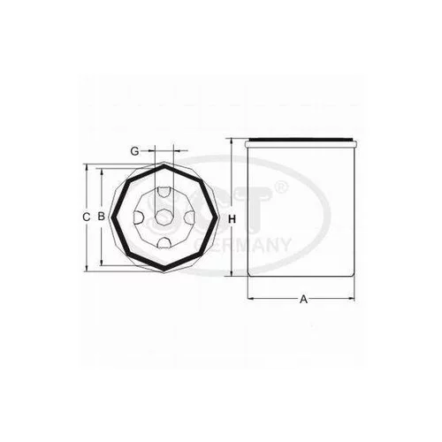 Palivový filter SCT - MANNOL ST 6094 (SCT Mannol) - obr. 2