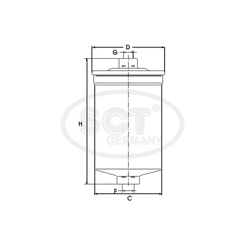 Palivový filter SCT - MANNOL ST 746