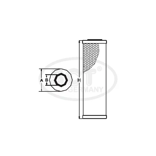 Filter sekundárneho vzduchu SCT - MANNOL SW 3851