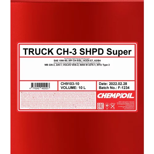 Motorový olej SCT - MANNOL CH9103-10 (SCT Mannol) - obr. 1