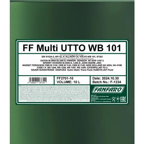 Motorový olej SCT - MANNOL FF2701-10 (SCT Mannol) - obr. 1