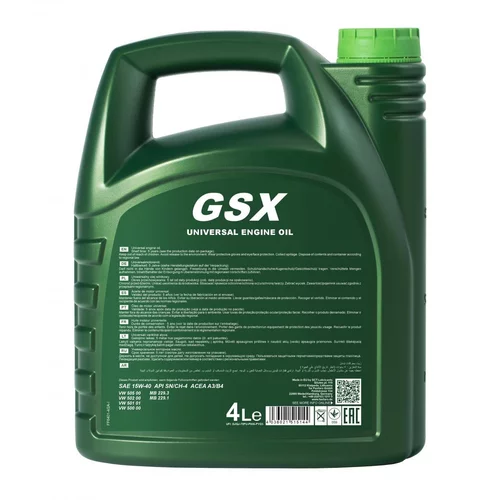 Motorový olej FANFARO 15W-40 GSX API SG/CD 4L (SCT Mannol) - obr. 1
