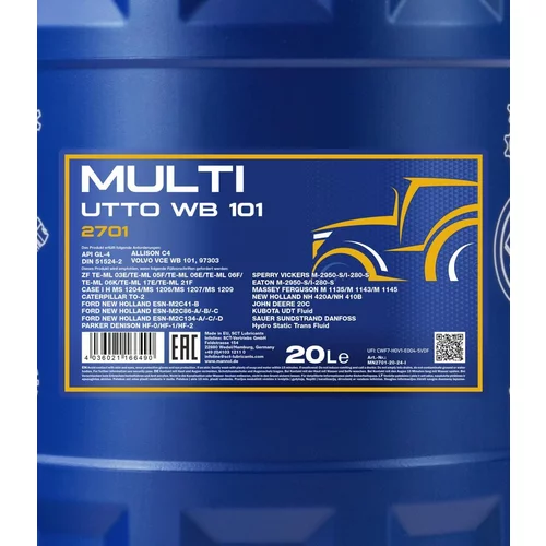 Motorový olej SCT - MANNOL MN2701-20 (SCT Mannol) - obr. 1