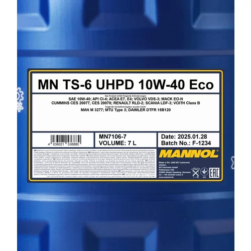 Motorový olej SCT - MANNOL MN7106-7 (SCT Mannol) - obr. 1