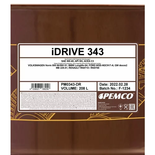 Motorový olej SCT - MANNOL PM0343-DR (SCT Mannol) - obr. 1
