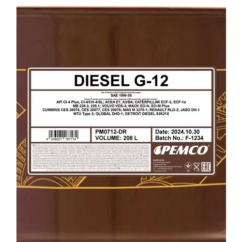 Motorový olej SCT - MANNOL PM0712-DR (SCT Mannol) - obr. 1