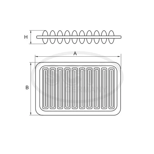 Vzduchový filter SCT - MANNOL SB 2189 (SCT Mannol) - obr. 1