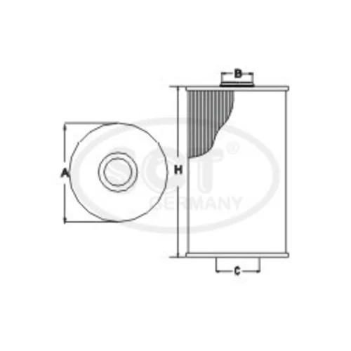 Olejový filter SCT - MANNOL SH 4071 L (SCT Mannol) - obr. 2