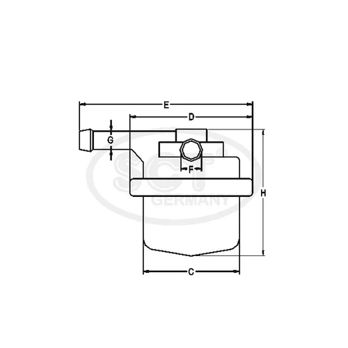 Palivový filter SCT - MANNOL ST 332