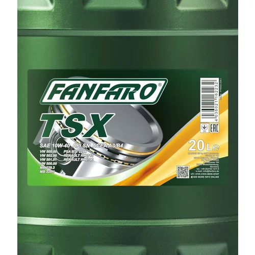 Motorový olej SCT - MANNOL FF6502-20 (SCT Mannol) - obr. 1