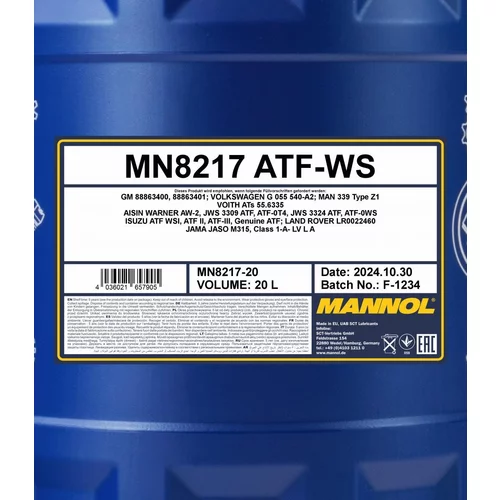 Olej do prevodovky SCT - MANNOL MN8217-20 (SCT Mannol) - obr. 1