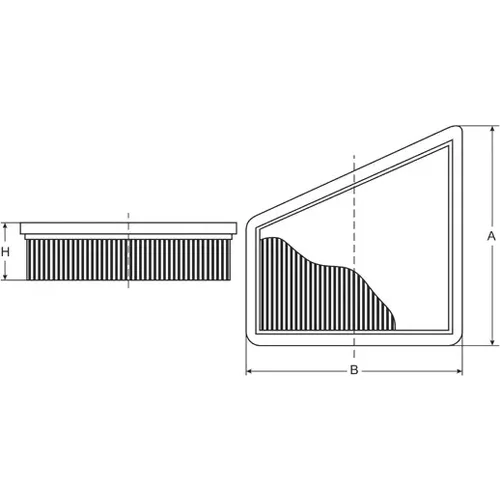 Vzduchový filter SCT - MANNOL SB 2431