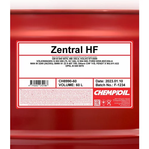 Hydraulický olej SCT - MANNOL CH8990-60 (SCT Mannol) - obr. 1