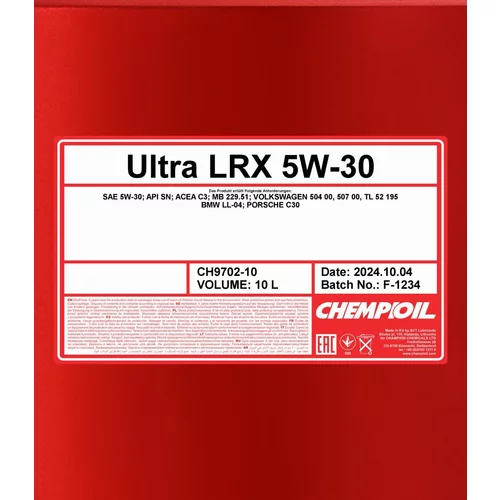 Motorový olej SCT - MANNOL CH9702-10 (SCT Mannol) - obr. 1