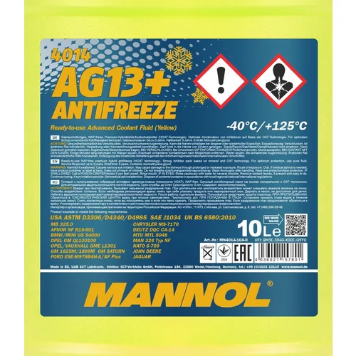 Nemrznúca kvapalina SCT - MANNOL MN4014-10 10L (SCT Mannol) - obr. 1