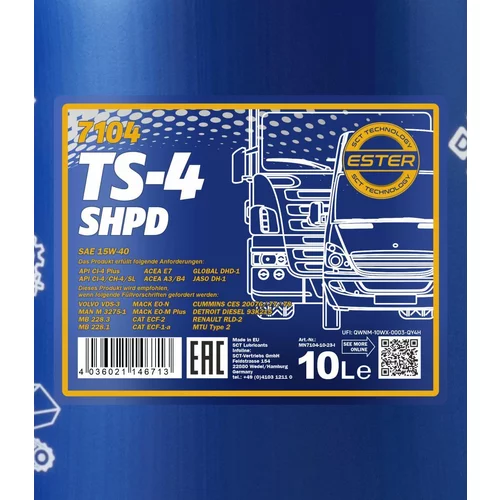 Motorový olej SCT - MANNOL MN7104-10 (SCT Mannol) - obr. 1