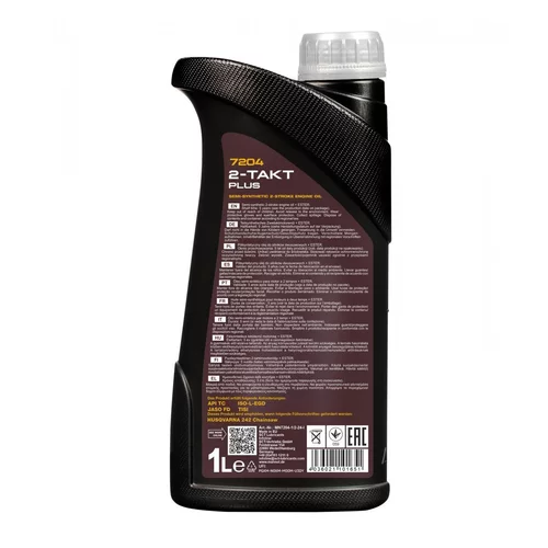 Motorový olej MANNOL 2-TAKT PLUS 7204 1L (SCT Mannol) - obr. 1