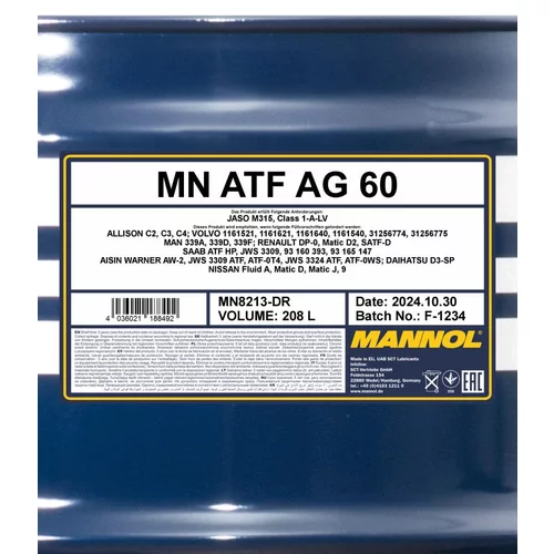 Olej do prevodovky SCT - MANNOL MN8213-DR (SCT Mannol) - obr. 1