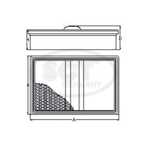 Vzduchový filter SCT - MANNOL SB 545 (SCT Mannol) - obr. 2