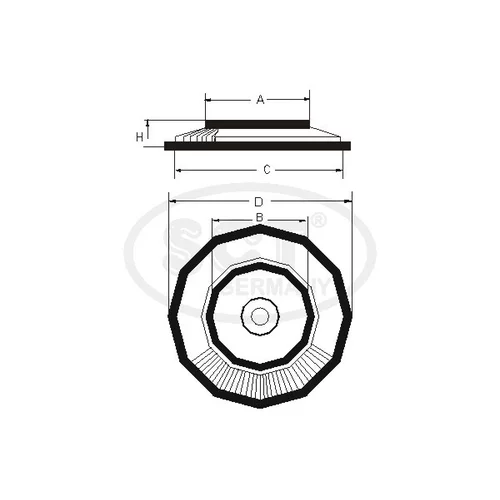 Vzduchový filter SCT - MANNOL SB 264 (SCT Mannol) - obr. 2