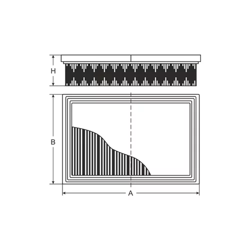 Vzduchový filter SCT - MANNOL SB 552