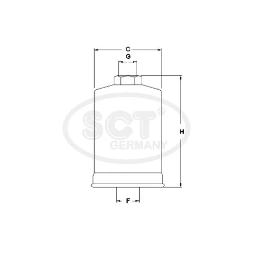 Palivový filter SCT - MANNOL ST 727