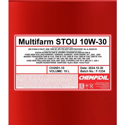 Motorový olej SCT - MANNOL CH2501-10 (SCT Mannol) - obr. 1