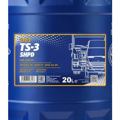 Motorový olej SCT - MANNOL MN7103-20 (SCT Mannol) - obr. 1