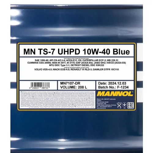 Motorový olej SCT - MANNOL MN7107-DR (SCT Mannol) - obr. 1