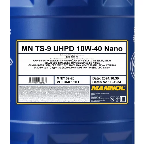 Motorový olej SCT - MANNOL MN7109-20 (SCT Mannol) - obr. 1