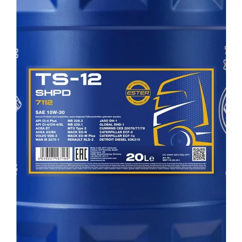Motorový olej SCT - MANNOL MN7112-20 (SCT Mannol) - obr. 1