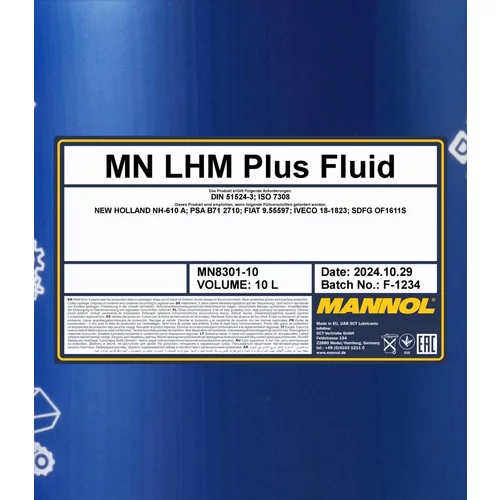 Brzdová kvapalina SCT - MANNOL MN8301-10 10L (SCT Mannol) - obr. 1
