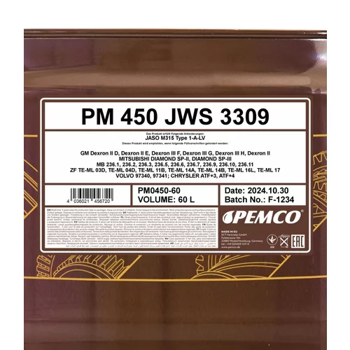 Olej do prevodovky SCT - MANNOL PM0450-60 (SCT Mannol) - obr. 1