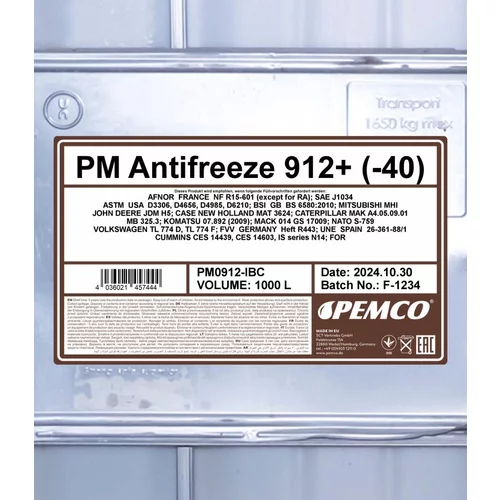 Nemrznúca kvapalina SCT - MANNOL PM0912-IBC 1000L (SCT Mannol) - obr. 1