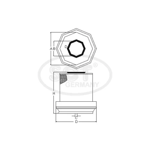 Vzduchový filter SCT - MANNOL SB 966 (SCT Mannol) - obr. 2
