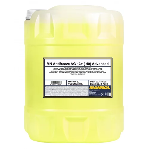 Nemrznúca kvapalina SCT - MANNOL MN4014-20 20L