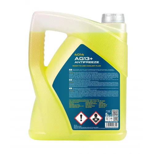 Chladiaca kvapalina MANNOL AG13+ Antifreeze 4014 G13+ 5L (SCT Mannol) - obr. 1