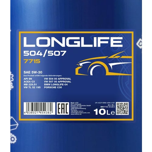 Motorový olej SCT - MANNOL MN7715-10 (SCT Mannol) - obr. 1