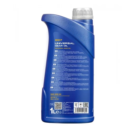 Prevodový olej MANNOL 8107 UNIVERSAL GETRIEBEOEL 80W-90 1L (SCT Mannol) - obr. 1